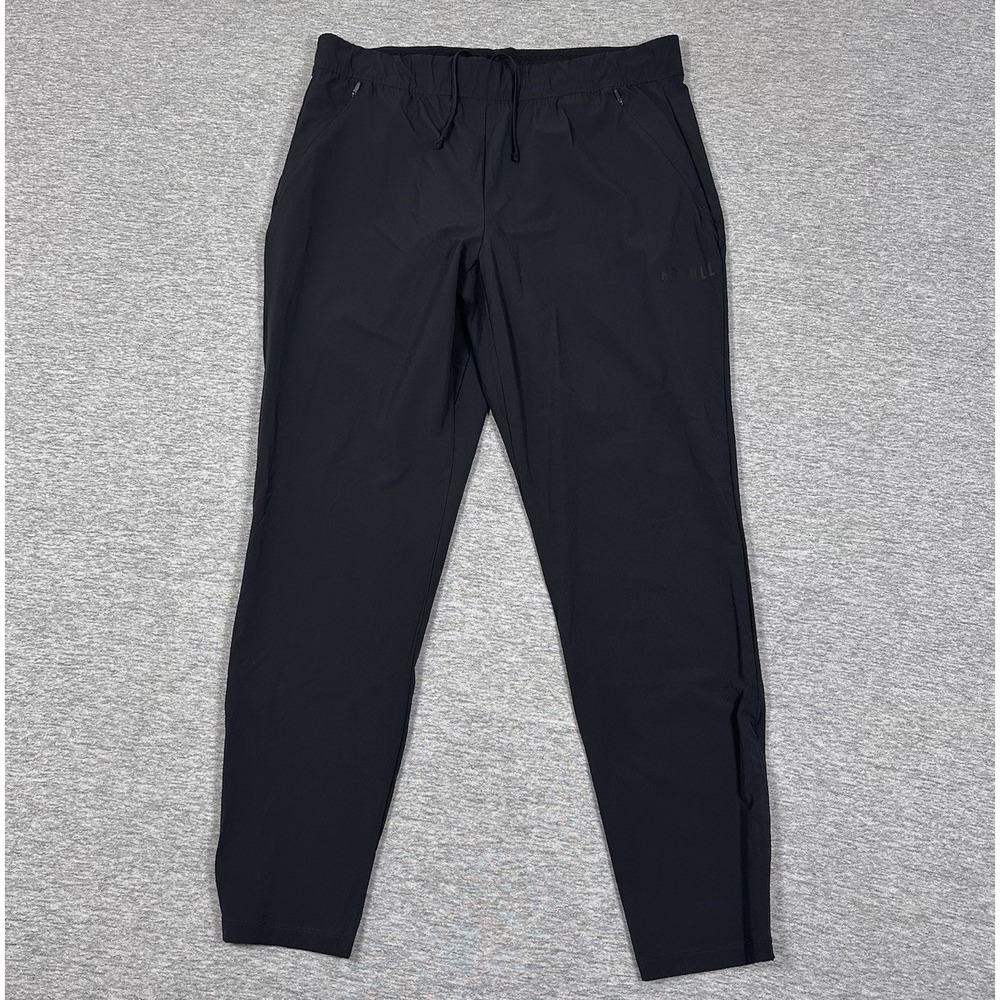 Nobull Jogger Pants Mens Size Large Black Performance Stretch Active Gym Fitness